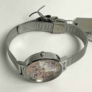 オリビアバートン 腕時計 OLIVIA BURTON OB16VM46 アブストラクトフローラル デミダイヤル シルバー メッシュベルト [箱付属品なし]の画像3