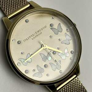 オリビアバートン 腕時計 OLIVIA BURTON OB16MB37 スパークル バタフライ レディース メッシュベルト [箱付属品なし]