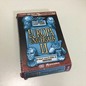 Z8619 ◆ヨーロッパユニバーサリス2 EUROPA UNIVERSALIS Windows PCゲームソフト 箱傷み大