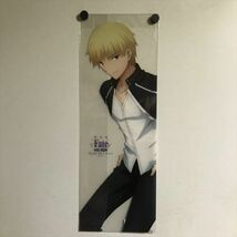 Z8739 ◆未開封品 ギルガメッシュ Fate/stay night [Heaven‘s Feel]×PARCO コラボレーションストア　B3ハーフ　クリアポスター_画像1