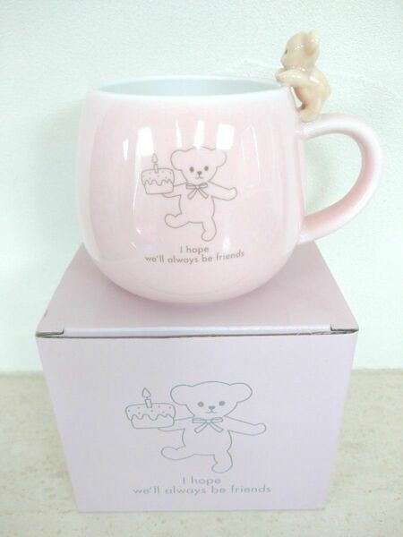 タリーズ　 マグカップ　ベアフル　10周年　ピンク　限定品　完売品　クマ　
