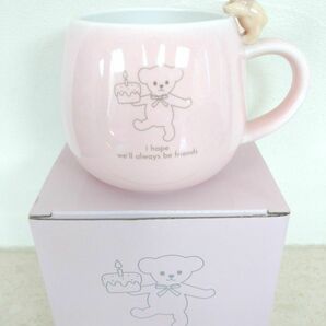 タリーズ　 マグカップ　ベアフル　10周年　ピンク　限定品　完売品　クマ　