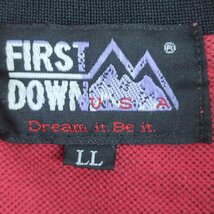 FIRST DOWN(ファーストダウン) ハーフジップポロ メンズ LL 中古 古着 0350_画像6