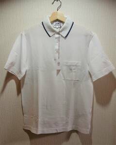  обычная цена 8.5 десять тысяч иен с биркой не использовался товар Hermes (HERMES) H Logo рубашка-поло размер S белый 