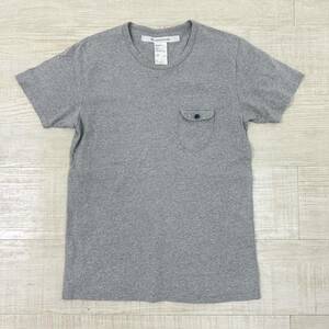 EEL イール Touki Button no Poke Tee 陶器釦のポケTEE ポケT ポケット Tシャツ E-18541 グレー 系 サイズ M