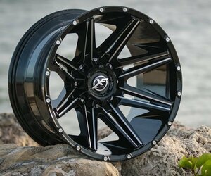 新品 20x10J ダッヂラム ダッジラム ラムトラ XF OFFROAD XF220 20インチホイールのみ4本セット -12 139.7/150-5H 139.7-5穴 150-5穴