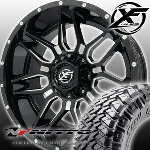 20x10J タンドラ ランクル200 XF OFFROAD XF222 20インチマッドタイヤホイールセット NITTO TRAIL GRAPPLER MT 35x12.50R20 37x12.50R20