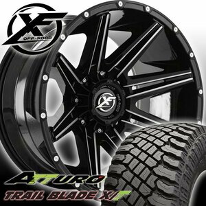 20x10J タイタン アルマダ XF OFFROAD XF220 20インチタイヤホイールセット ATTURO TRAIL BLADE XT 275/55R20 285/55R20 33x12.50R20