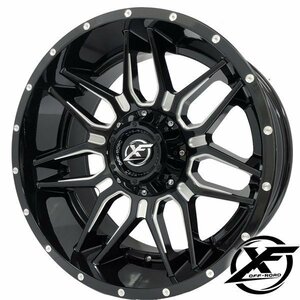 新品 20x10J ハイラックス サーフ プラド タコマ XF OFFROAD XF222 20インチホイールのみ4本セット -12 135/139.7-6H 135-6穴 139.7-6穴