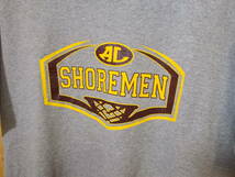 T86◆JERZEES製 AL SHOREMEN プリントTシャツ◆サイズXL グレー色 ジャージーズ製 古着 Tシャツ 海外古着 ネコポス発送 5H_画像2