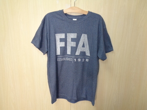 T34◆GILDAN製 Future Farmers of America Tシャツ◆ギルダン size:L グレー系 ポリコットン メンズ トップス US古着 ネコポス発送 5H