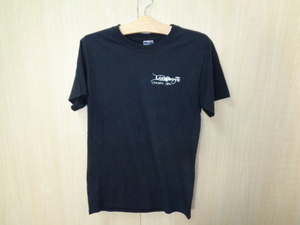 T66◆JERZEES製 Longboys Tシャツ◆size:S ブラック ポリコットン メンズ トップス プリントTシャツ US古着 USED ネコポス便発送 5H