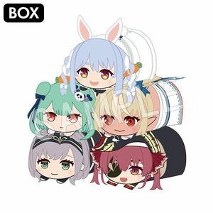 中外鉱業 ホロライブ もちころりん ぬいぐるみマスコット 3期生 1BOX 未開封 兎田ぺこら 潤羽るしあ 不知火フレア 白銀ノエル 宝鐘マリン