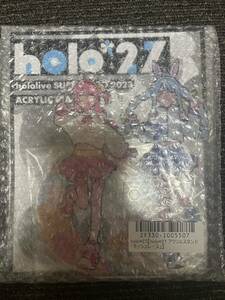 未開封 さくらみこ 兎田ぺこら アクリルスタンド / holo*27 アクリルスタンド 「モッシュレース」 ホロライブ