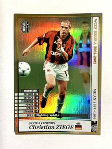 WCCF 2002-2003 クリスティアン・ツィーゲ LEGENDS Panini SERIE A 02-03 ACミラン