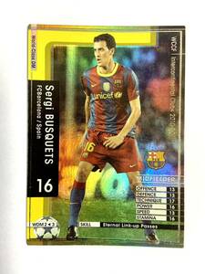 WCCF 2010-2011 セルジ・ブスケッツ Panini 10-11 バルセロナ