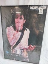 Michael Jackson ポスター おまけ B2サイズ 額縁入り マイケルジャクソン マイケル・ジャクソン コレクション 昭和レトロ 当時物(080321)_画像5