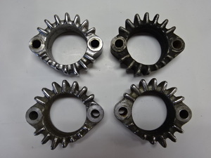 【4264】カワサキ Z750/900/1000 純正 フランジ 4個セット スタット穴8ｍｍ 中古 バイクパーツ/部品/装備