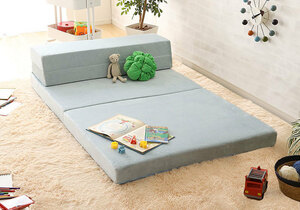  супер-скидка специальная цена бесплатная доставка новый товар матрац диван-кровать складной матрац двойной ткань голубой цвет 