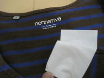 nonnative ノンネイティブ　ボーダーVネックTシャツ　０_画像3