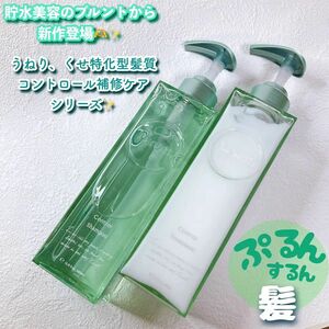 プルント コントロール美容液シャンプー／トリートメント ボトルセット