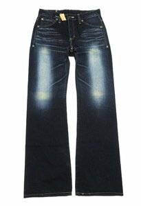 未使用 Lee RIDERS 71102-226 X-rivet jean BOOTCUT リー/ブーツカット/ジーンズ/デニム /ユーズド加工/インディゴ/W30/日本製