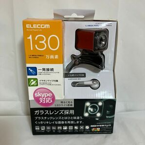 ELECOM Webカメラ UCAM-DLK130TRD （レッド）