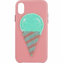 iPhone XR (6.1インチ) 用 CASEFACTORY スマホケース (背面 ケース) Woolly Ice Cream Rose ピンク 未使用 未開封品 iPhoneXRケース_画像2