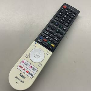 【bK-9-011】赤外線OK　SHARP シャープ GB281SA テレビリモコン｜4T-C60AM1 4T-C50AM1 4T-C43AM1