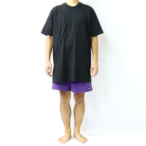 希少サイズ XXL 80s ビンテージ FRUIT OF THE LOOM フルーツオブザルーム ポケット Tシャツ ポケT 無地 黒 ブラック USA製 コットン 古着の画像5