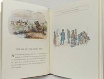 児■ コールデコットのイソップ童話絵本 The Caldecott Aesop : twenty fables a facsimile of the 1883 edition lib. bdg Doubleday_画像3