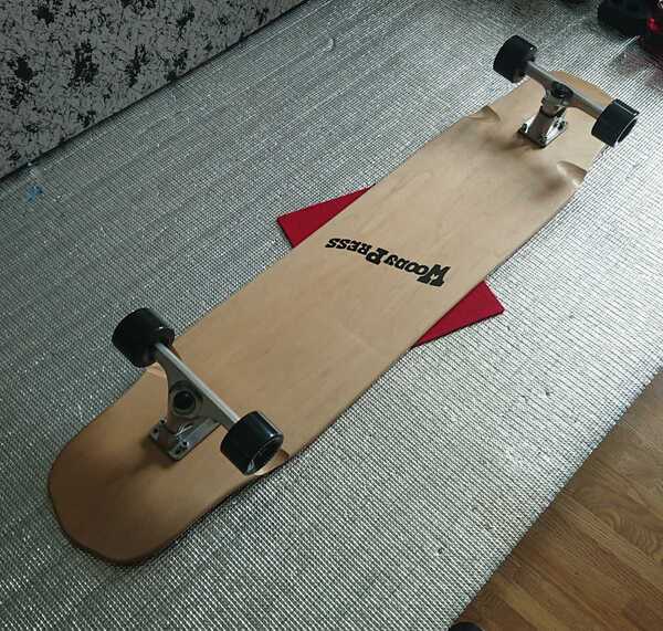 値下大放出!46<税送料4990円込み>WOODY 新開発カービングT搭載 WOOD カスタム 46 STREET ロングクルーザー ga