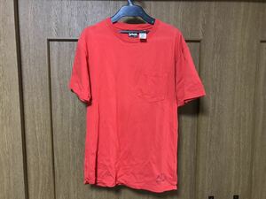 ショット　schott　Tシャツ　赤　綿100％　上野商会　日本製　Ｓ　胸ポケット付き