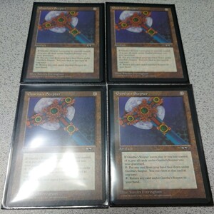 MTG ALL Gustha's Scepter 英語 四枚セット NM 即決