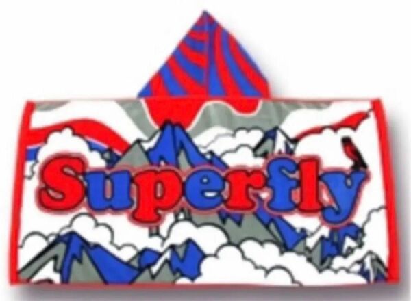 Superfly マウンテン　バスタオル　フード付