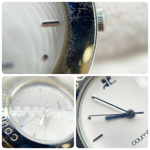 【61301】不動品 クレージュ courreges 腕時計 レディース QZの画像8