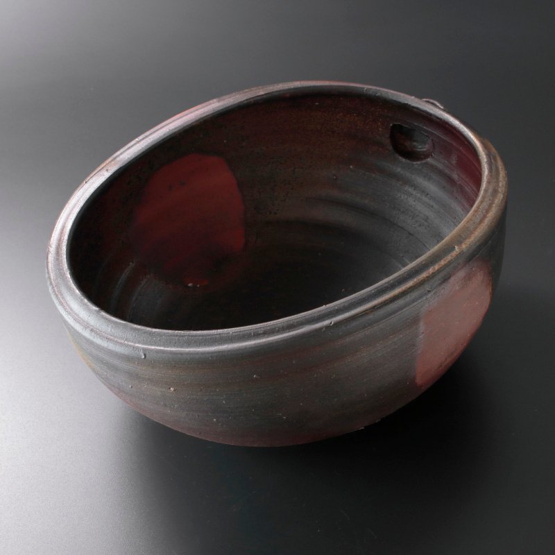 古美味】人間国宝藤原雄備前片口鉢茶道具保証品dK1R | JChere雅虎拍卖代购