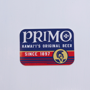 ★ハワイ直輸入ステッカー ★PRIMO BEER ステッカー /プリモビール／ハワイ ビール＜PRIMO スクエア＞
