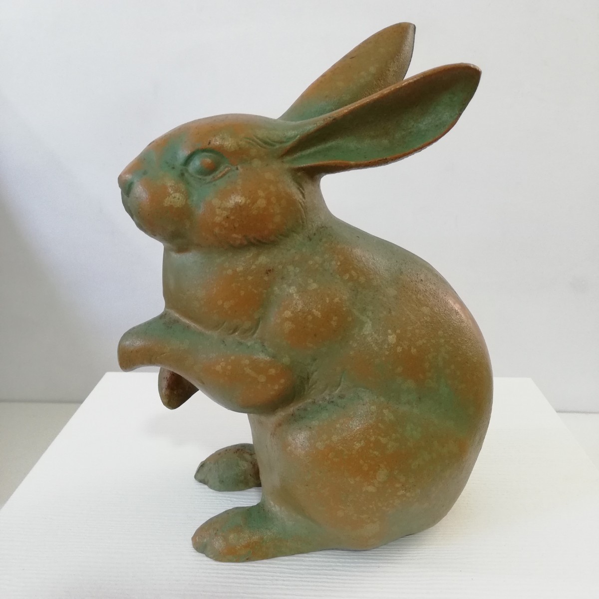 ヤフオク! -「ウサギ 置物」(金属工芸) (工芸品)の落札相場・落札価格