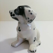 ダルメシアン 子犬 フィギュリン 陶器置物 高さ13.5cm [人形 雑貨 犬 フィギュア]_画像5