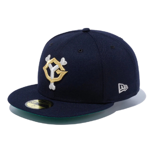 ニューエラ 59FIFTY NPBクラシック 読売ジャイアンツ ネイビー メタリックシルバー 7 1/2 1個 [T便60] [T便 1/4]