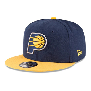 ニューエラ 9FIFTY インディアナペイサーズ ネイビー イエローバイザー 13552034