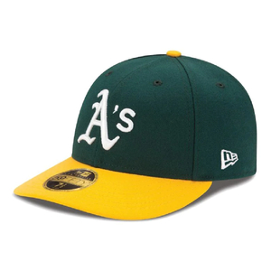 ニューエラ LP 59FIFTY MLBオンフィールド オークランド・アスレチックス ホーム ダークグリーン Aゴールド 8 1個 [T便60] [T便 1/4]