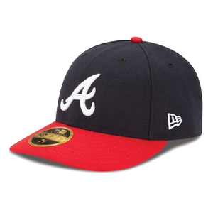 ニューエラ LP 59FIFTY MLBオンフィールド アトランタ・ブレーブス ホーム ネイビー スカーレット 7 7/8 1個 [T便60] [T便 1/4]