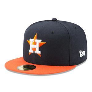 ニューエラ 59FIFTY MLBオンフィールド ヒューストン・アストロズ ロード ネイビー オレンジ 7 1/4 1個 [T便60] [T便 1/4]