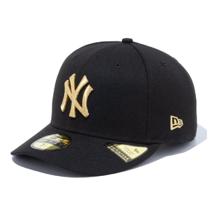 ニューエラ PC 59FIFTY ニューヨーク・ヤンキース ブラック メタリックゴールド ブラック 7 1/8 1個 [T便60] [T便 1/4]