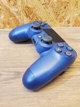 【純正品】ワイヤレスコントローラー(DUALSHOCK 4) ミッドナイト・ブルー (CUH-ZCT2） RHS012_画像9