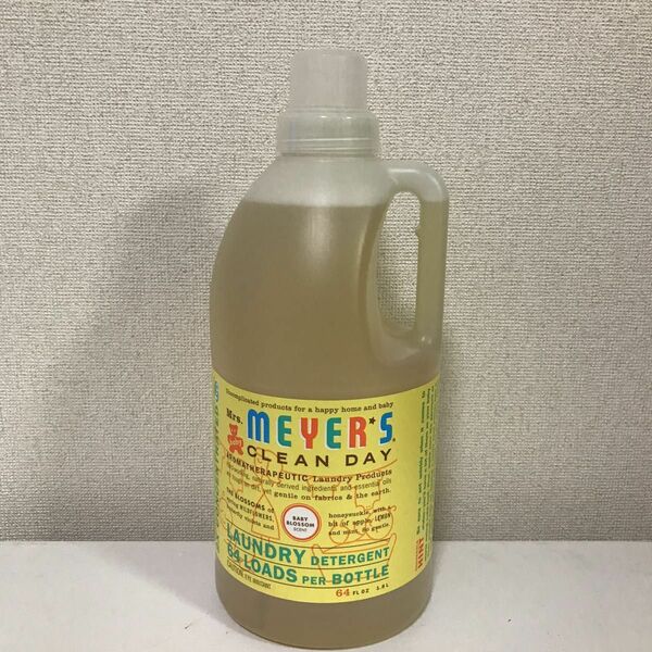 ミセス メイヤーズ MRS.MEYERS ランドリーリキッド 2倍濃縮 ベビーブロッサム 1.8L BABY BLOSSOM 