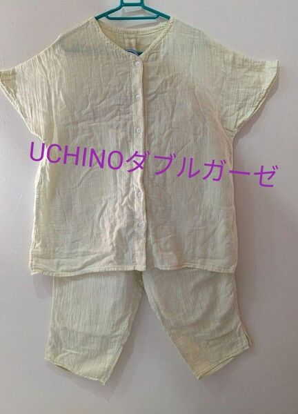 ウチノ　ダブルガーゼ　パジャマ 　半袖　UCHINO