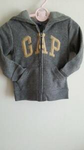 【程度良好】babyGap パーカー グレー 95cm GAP アウター